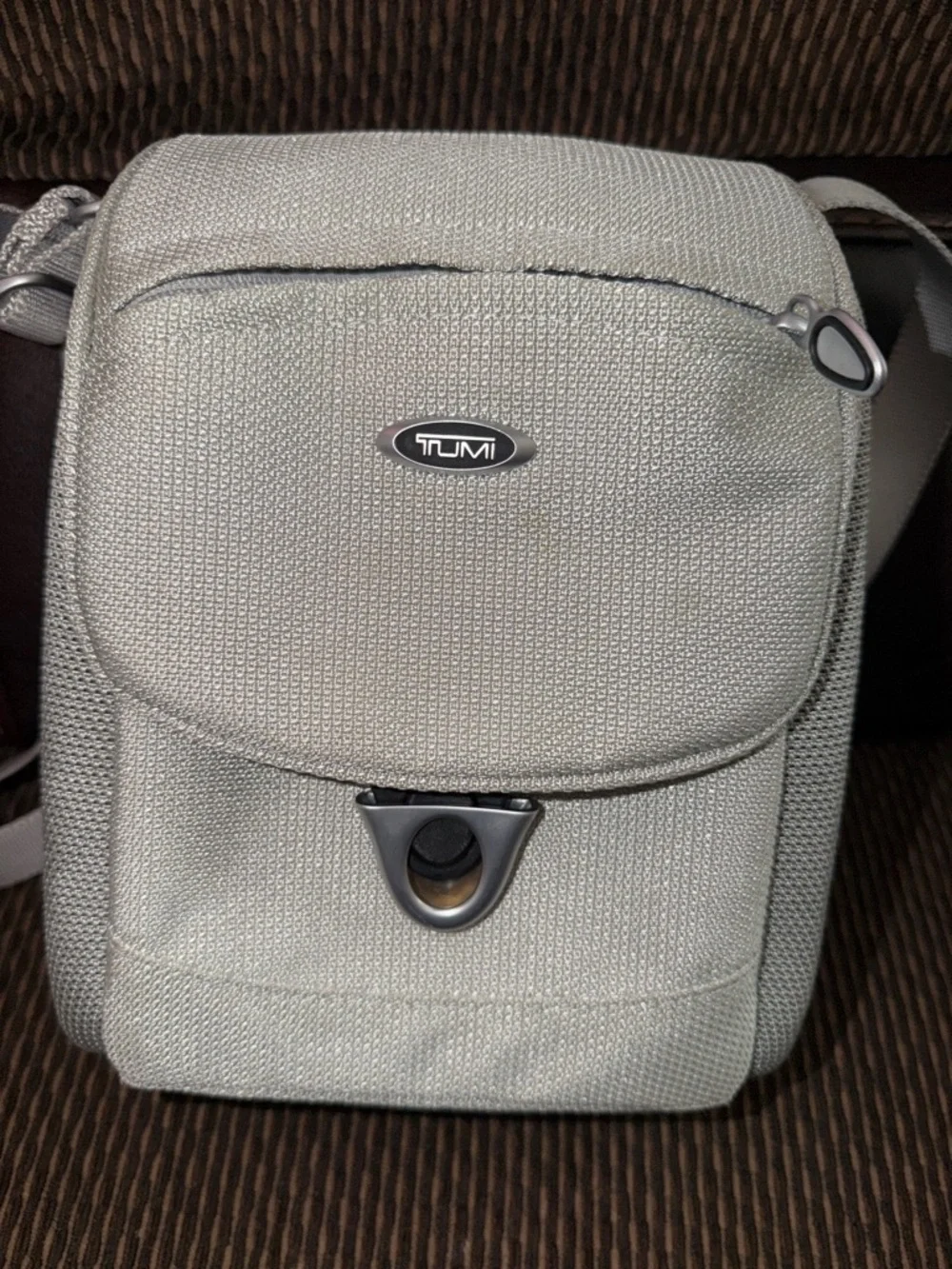 Tumi T3 Lexus Apex Tech Light Grey Luggage Travel Shoulder Bag